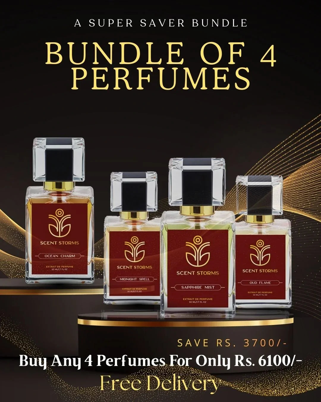 Fragrance Quarter | Bundle Of 4 Perfumes