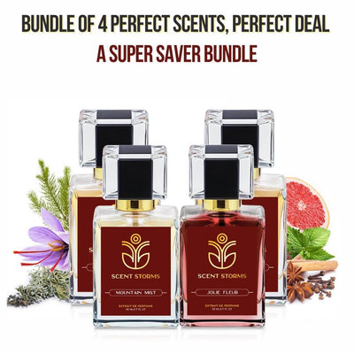 Fragrance Quarter | Bundle Of 4 Perfumes - Scent Storms